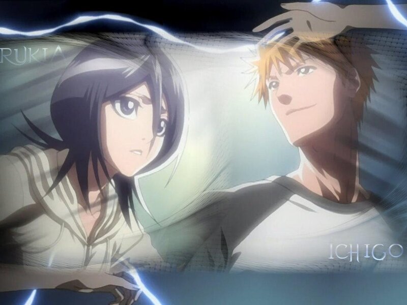 Ichigo and Rukia in a dream