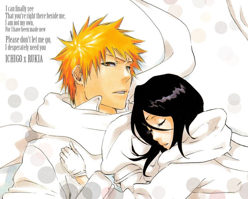 Ichigo and Rukia in bed