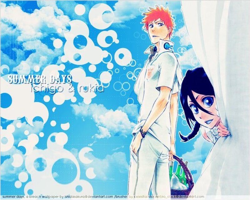 Ichigo and Rukia summer days