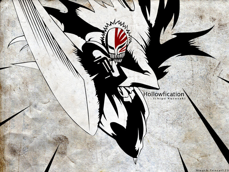 Ichigo Hollowfication Art