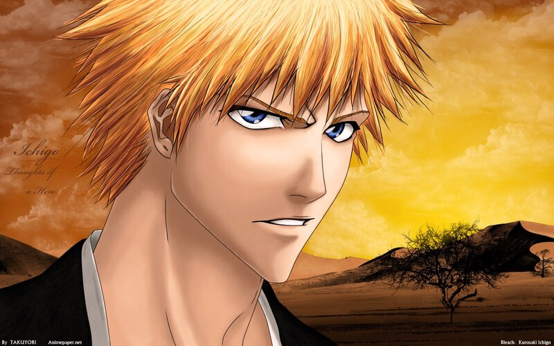 Ichigo in a desert landscape