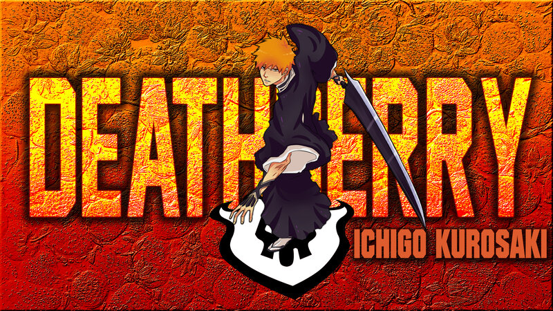 Ichigo Kurosaki Holding Sword — Red