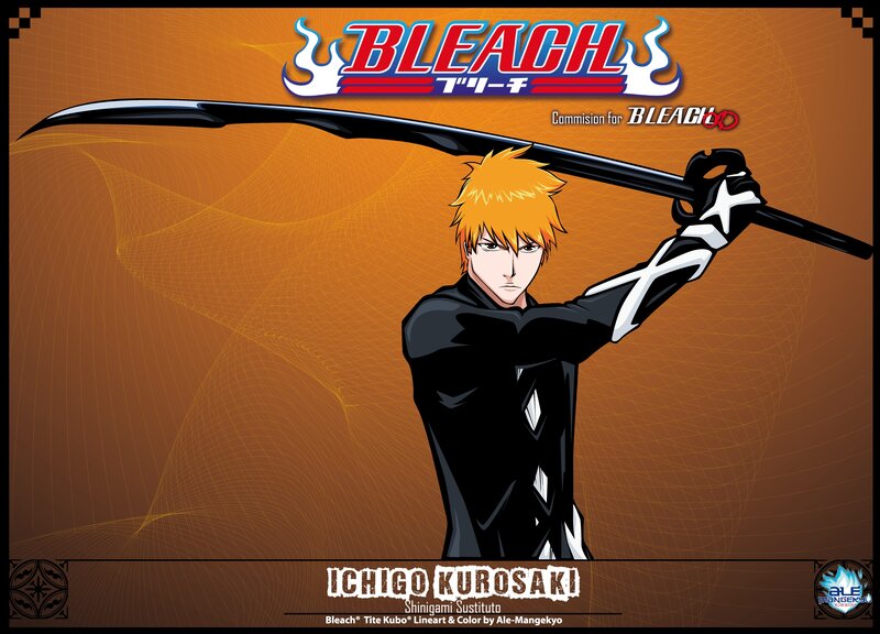 Ichigo Kurosaki Holding Sword