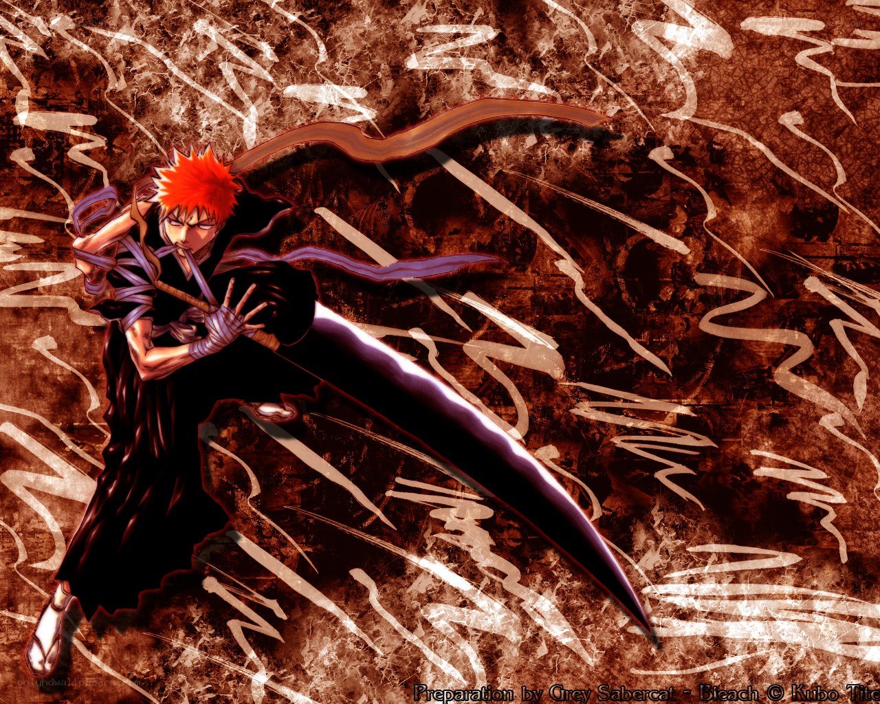 Ichigo Kurosaki in action
