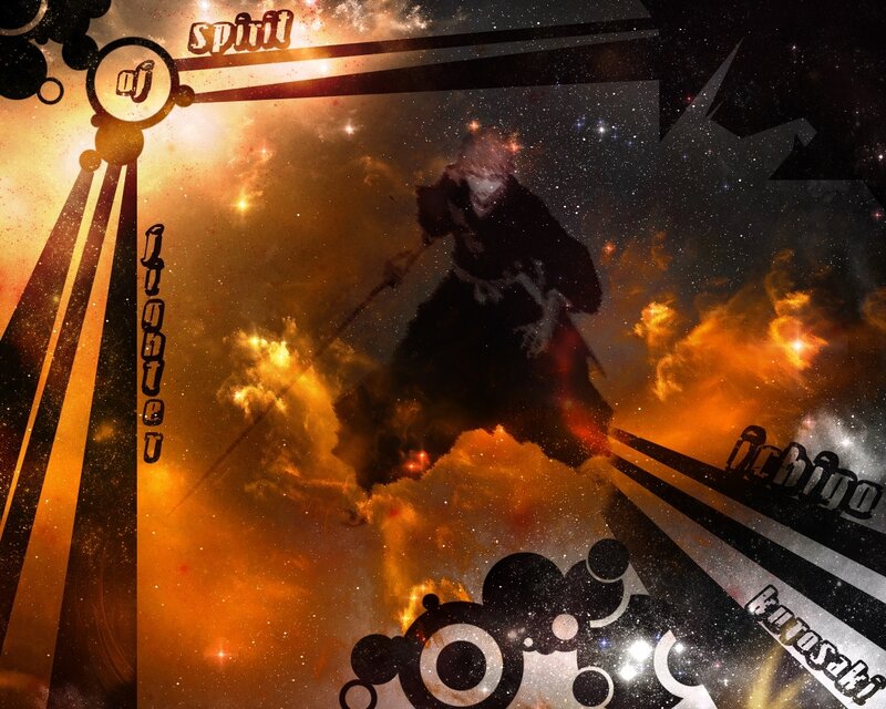 Ichigo Kurosaki in space
