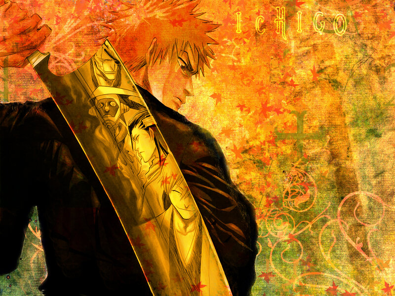 Ichigo with Zanpakuto
