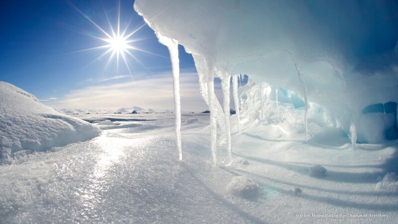 Icicles Along Baffin Bay