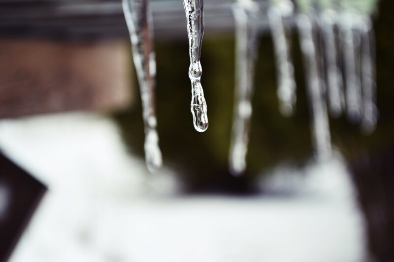 Icicles Melting
