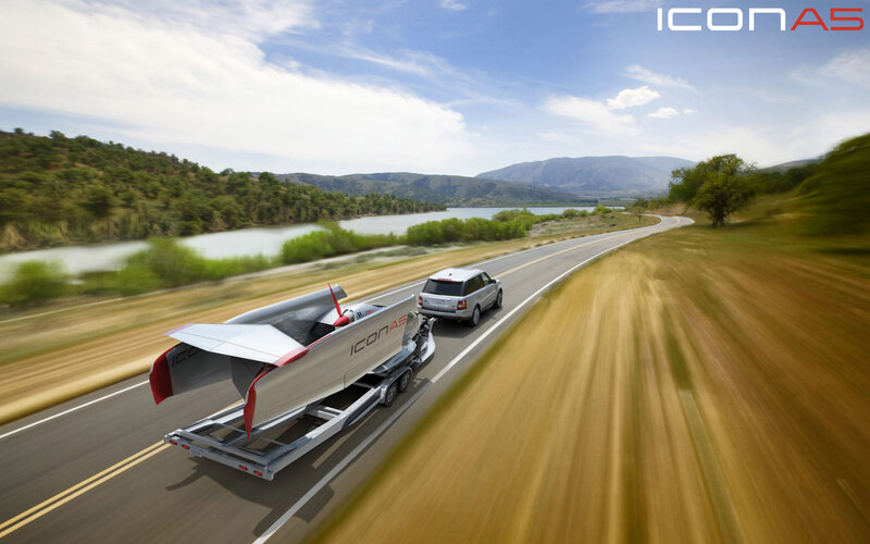 Icon A5 Boat on Trailer