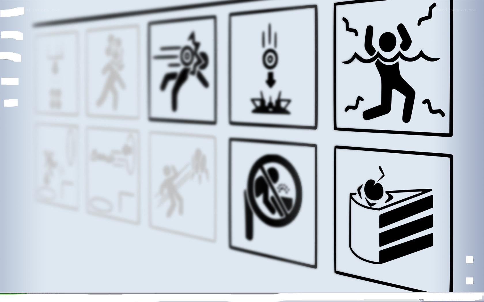 icon grid with safety symbols