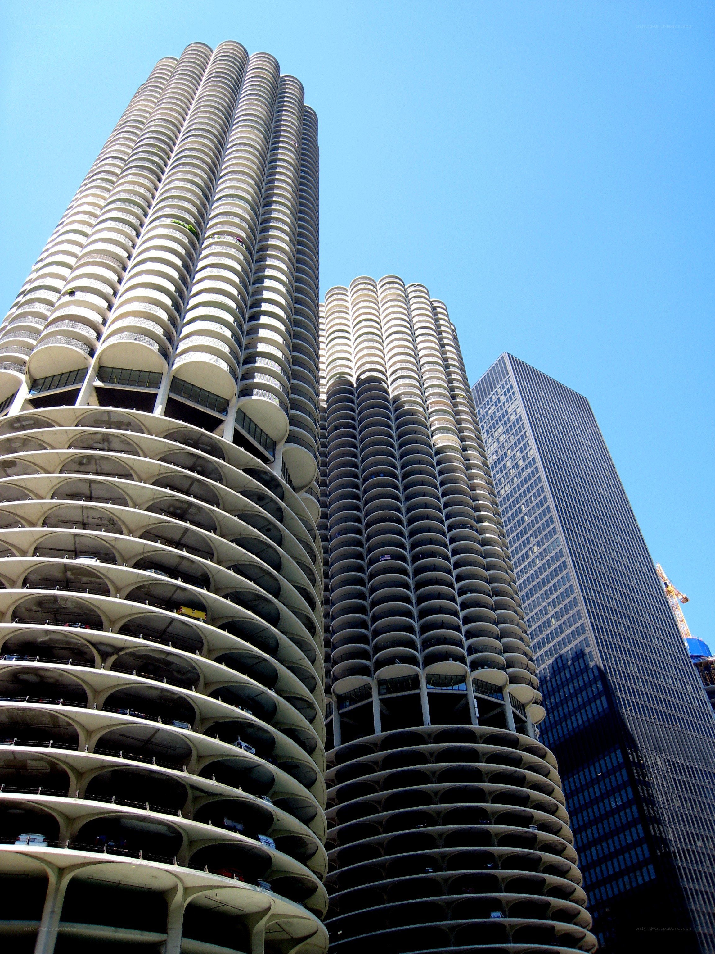 Iconic Chicago skyscrapers