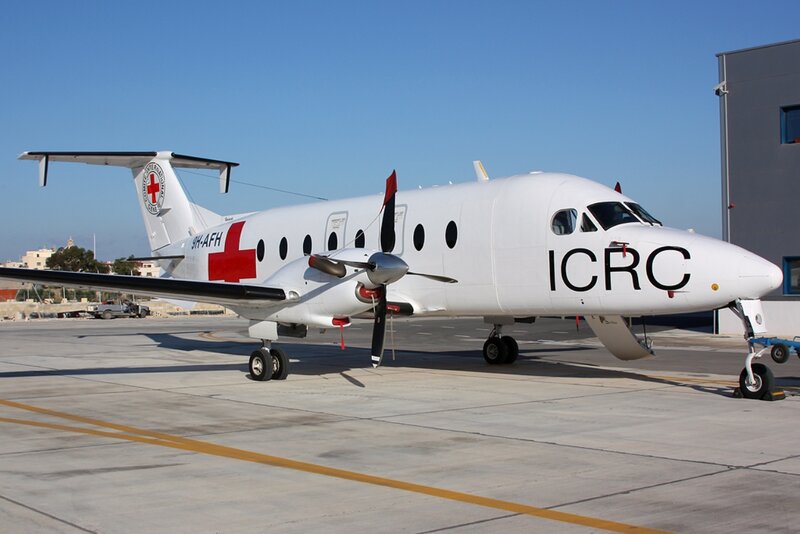 ICRC Aircraft on Tarmac