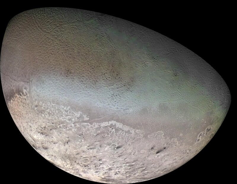 Icy Moon Surface — Gray