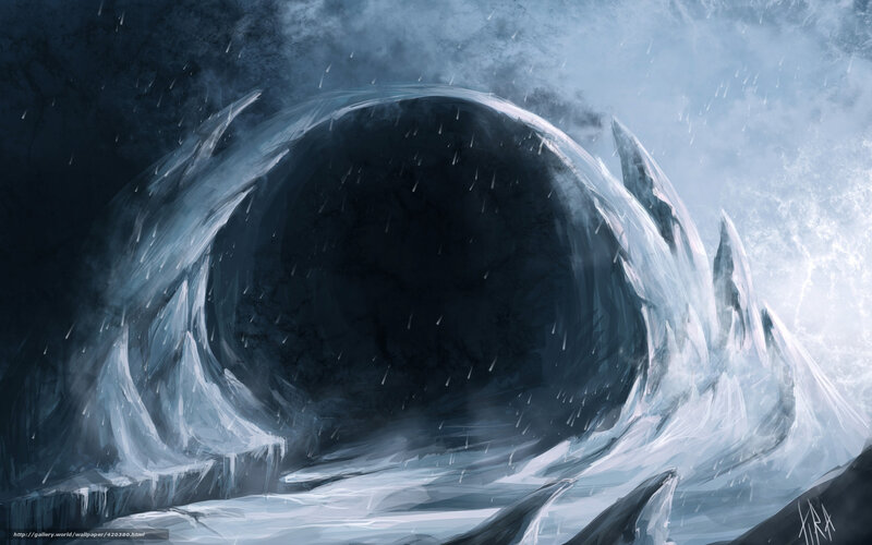 icy vortex storm