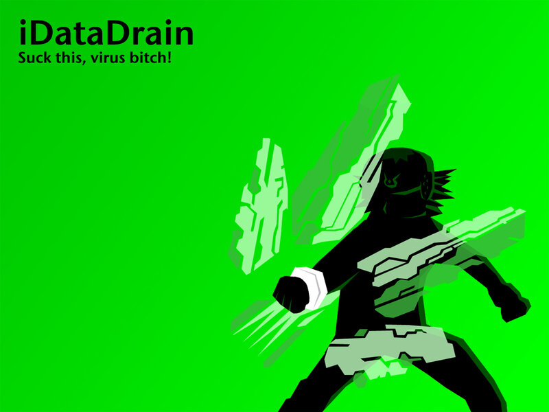 iDataDrain character art