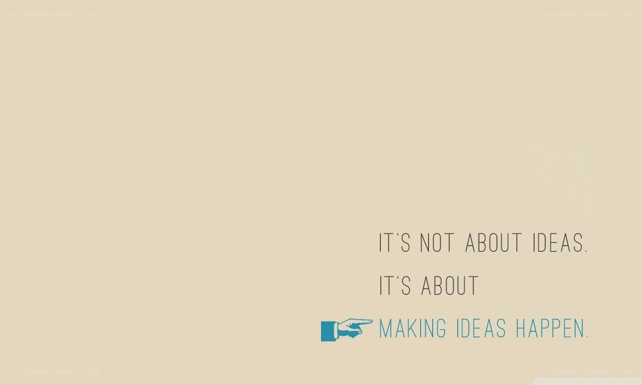 idea execution quote