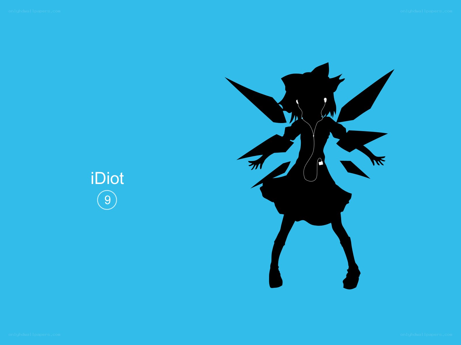 iDiot 9 character silhouette