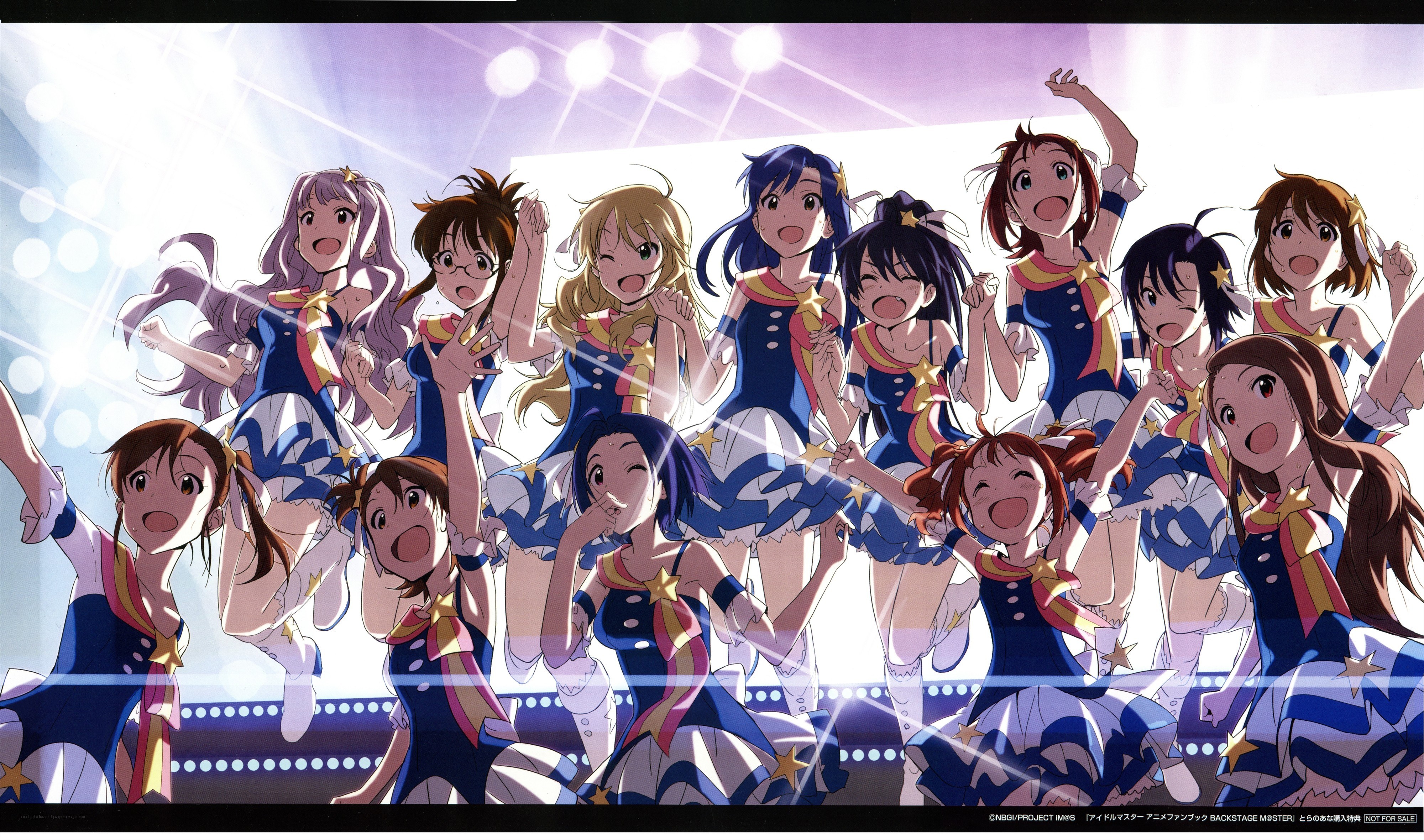 Idol group performing on stage
