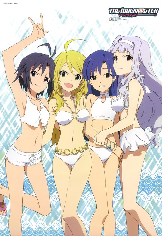 idol master characters in bikinis