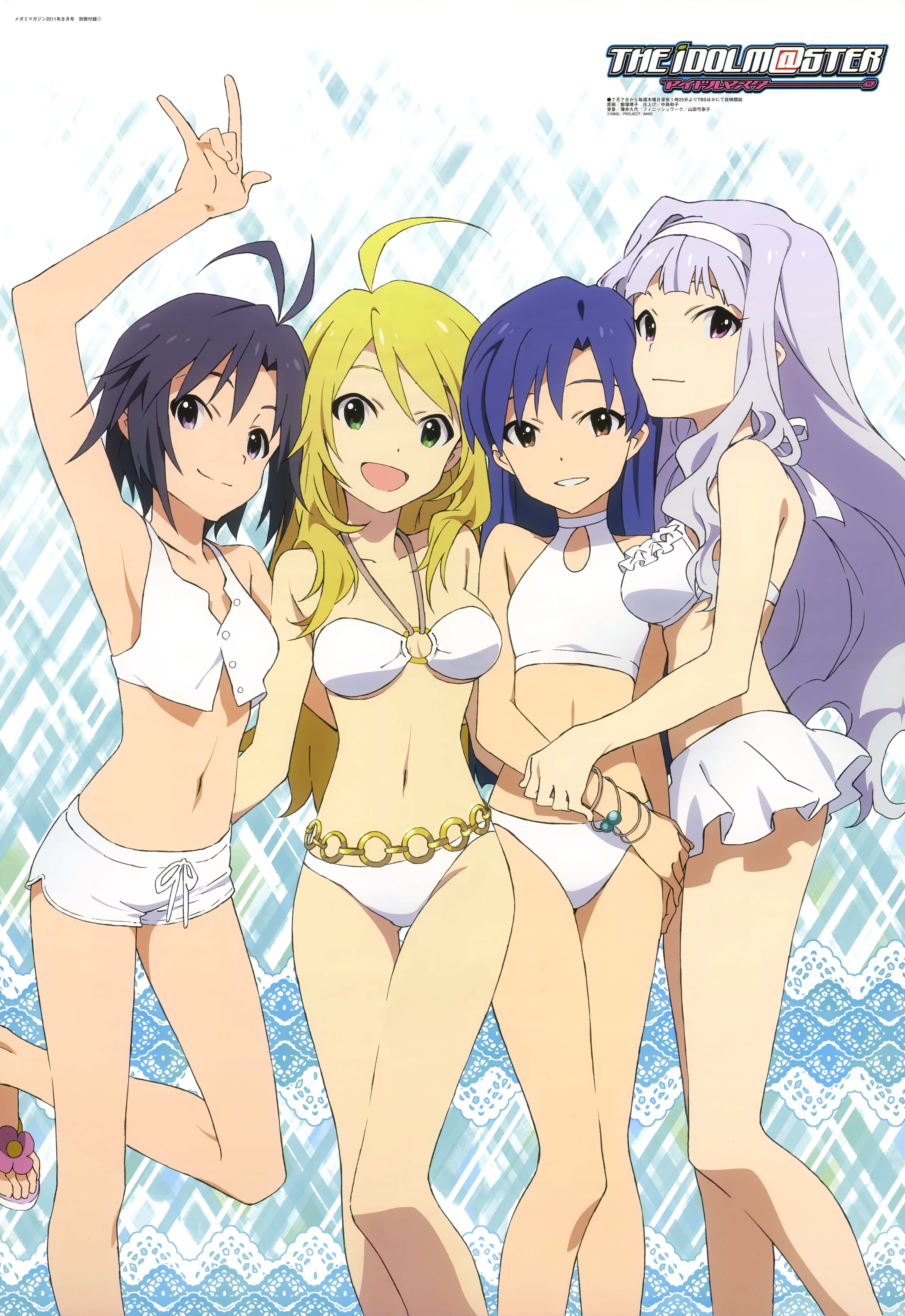 idol master characters in bikinis