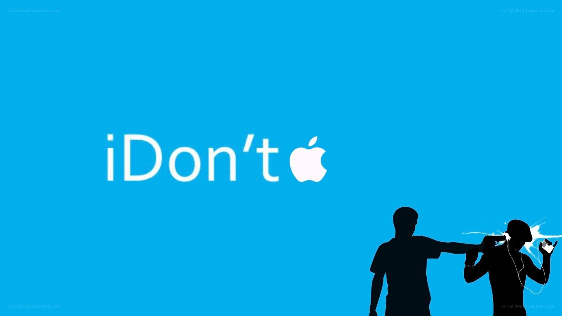 iDon't Apple parody