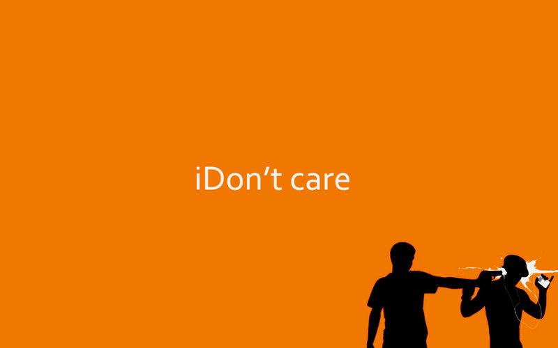iDon't care image