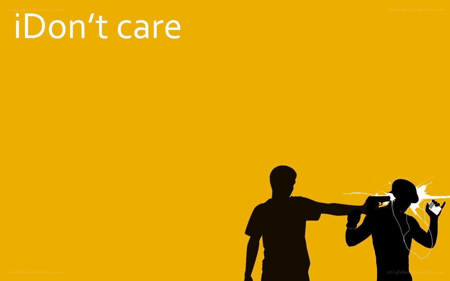 iDon't care meme