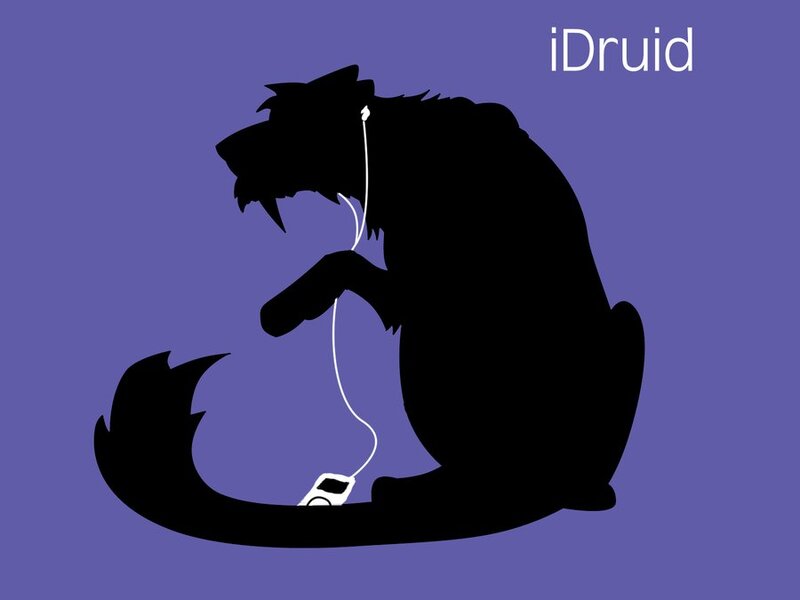 iDruid silhouette art