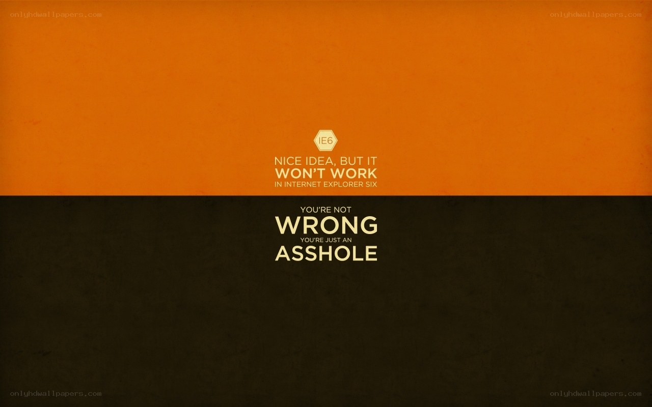 IE6 error message