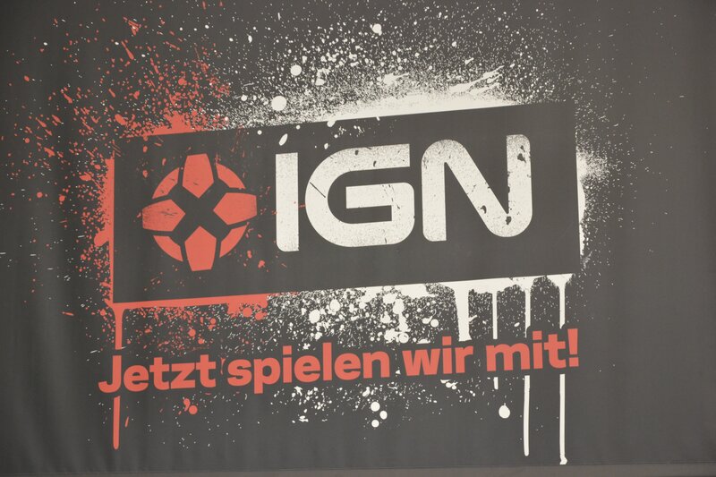 IGN event banner with German text