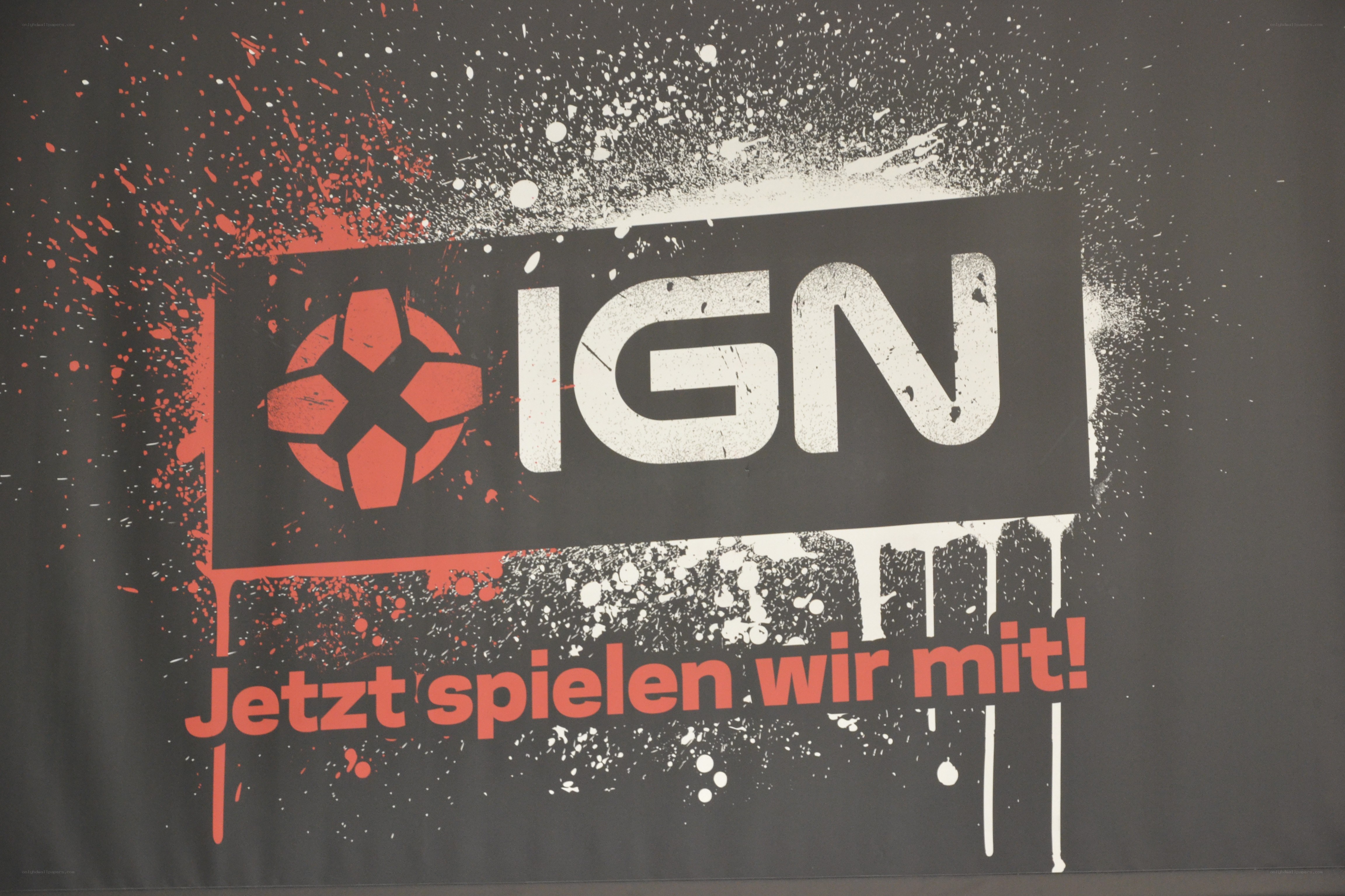 IGN event banner with German text