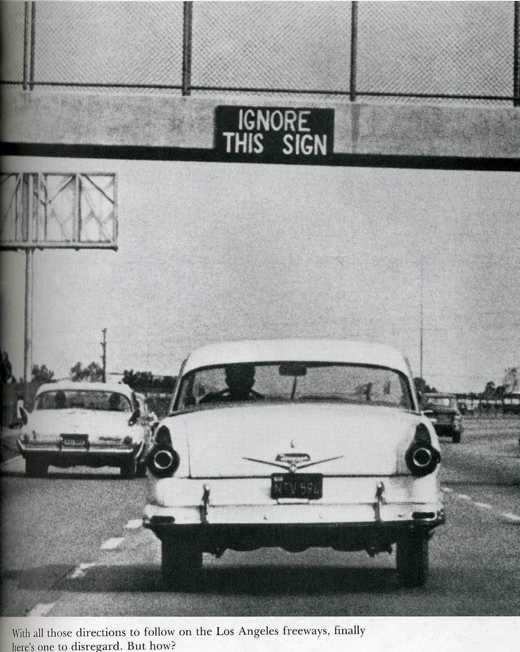 Ignore this sign sign