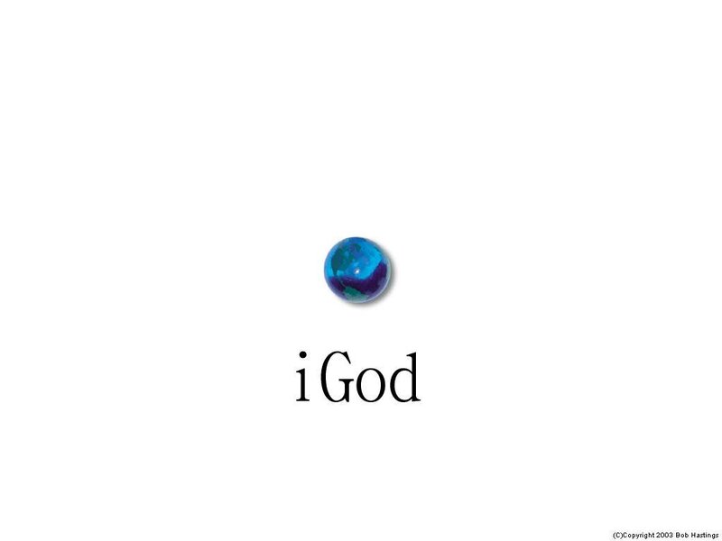 iGod logo with globe