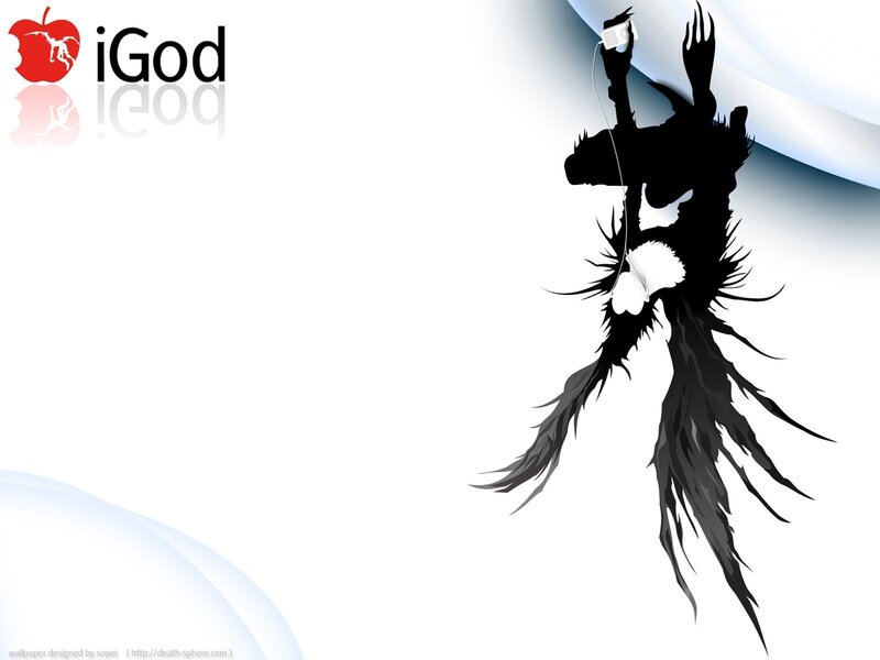 iGod with dark figure