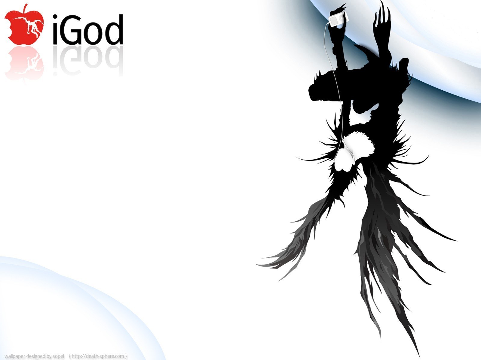 iGod with dark figure