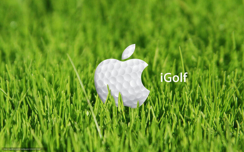iGolf on a grassy field