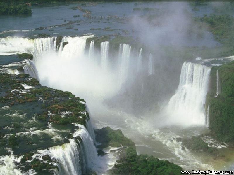 Iguazu Falls from above