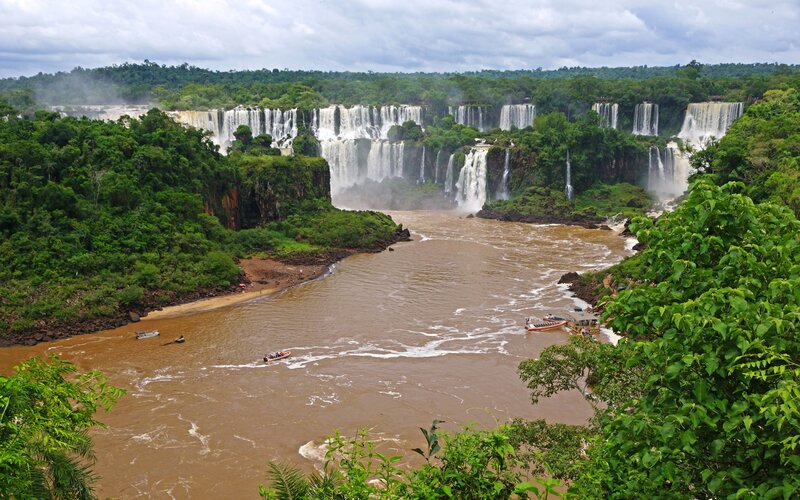 Iguazu Falls from viewpoint