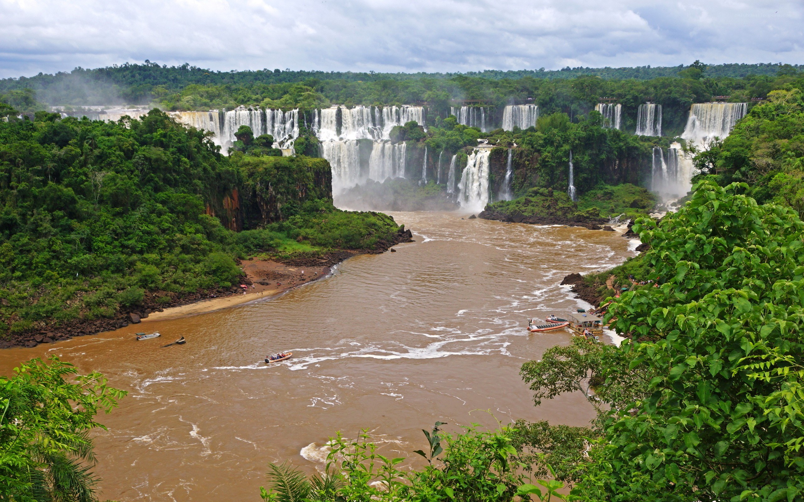 Iguazu Falls from viewpoint