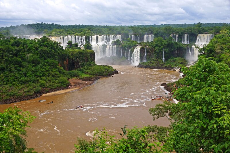 Iguazu Falls from viewpoint