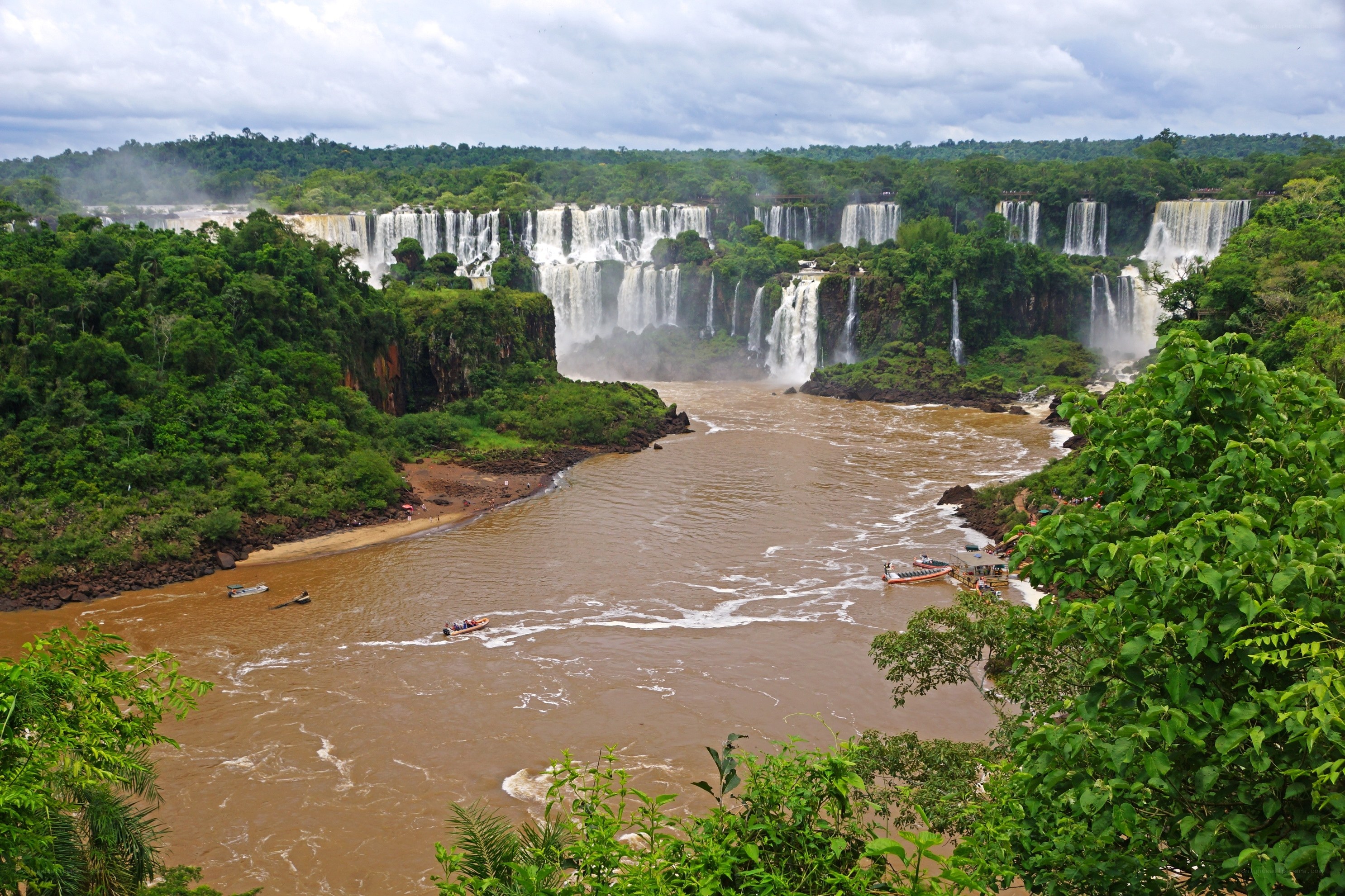 Iguazu Falls from viewpoint