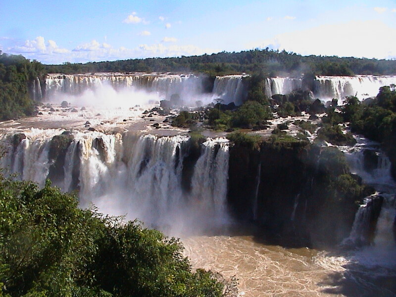 Iguazu Falls — Green, Dramatic, Afternoon, Photograph