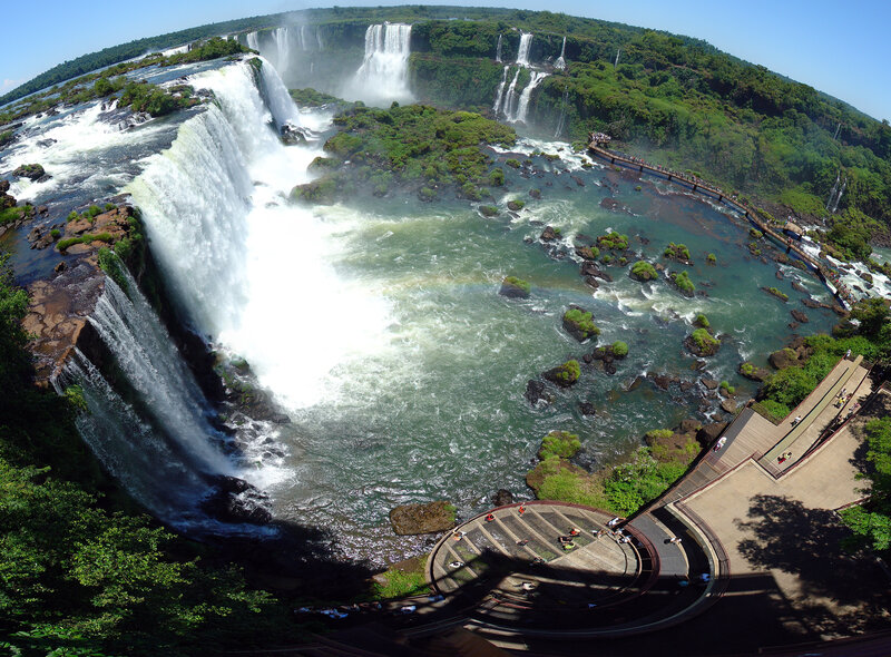 Iguazu Falls panoramic view