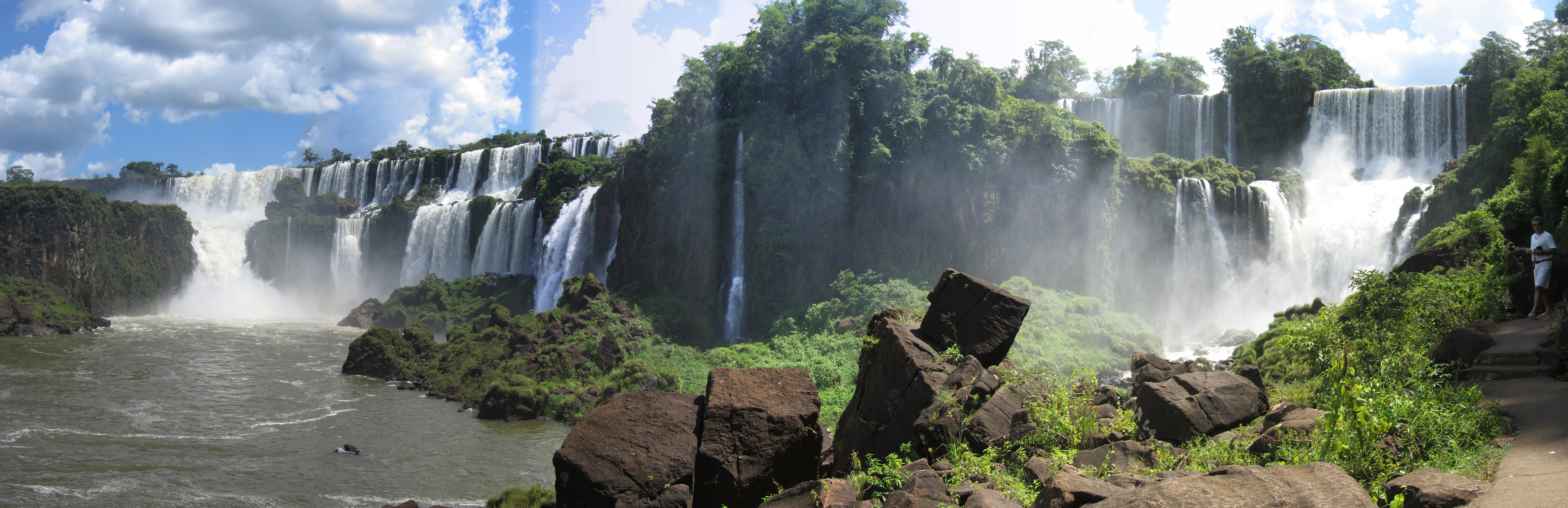 Iguazu Falls panoramic view