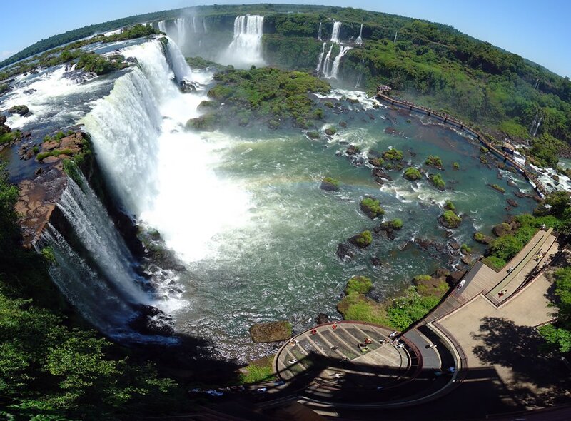 Iguazu Falls panoramic view