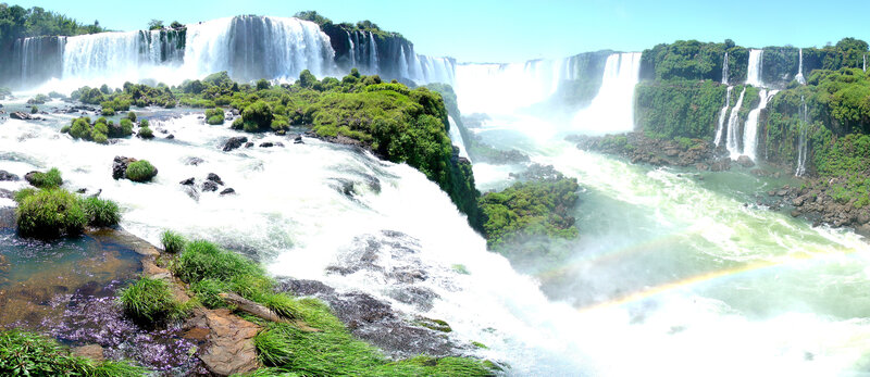 Iguazu Falls panoramic view