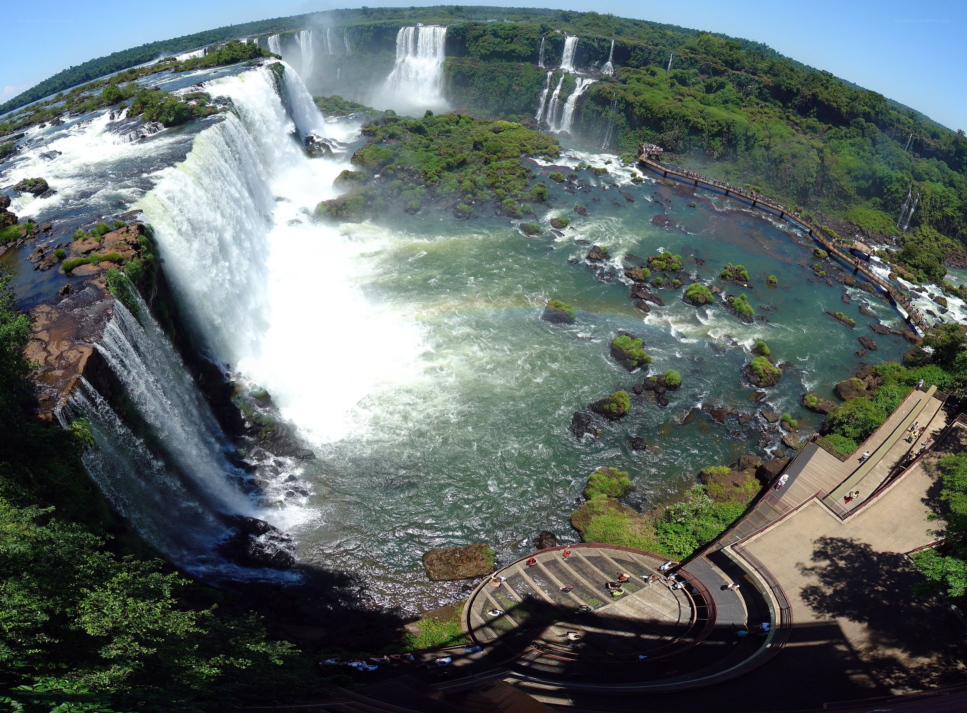 Iguazu Falls panoramic view