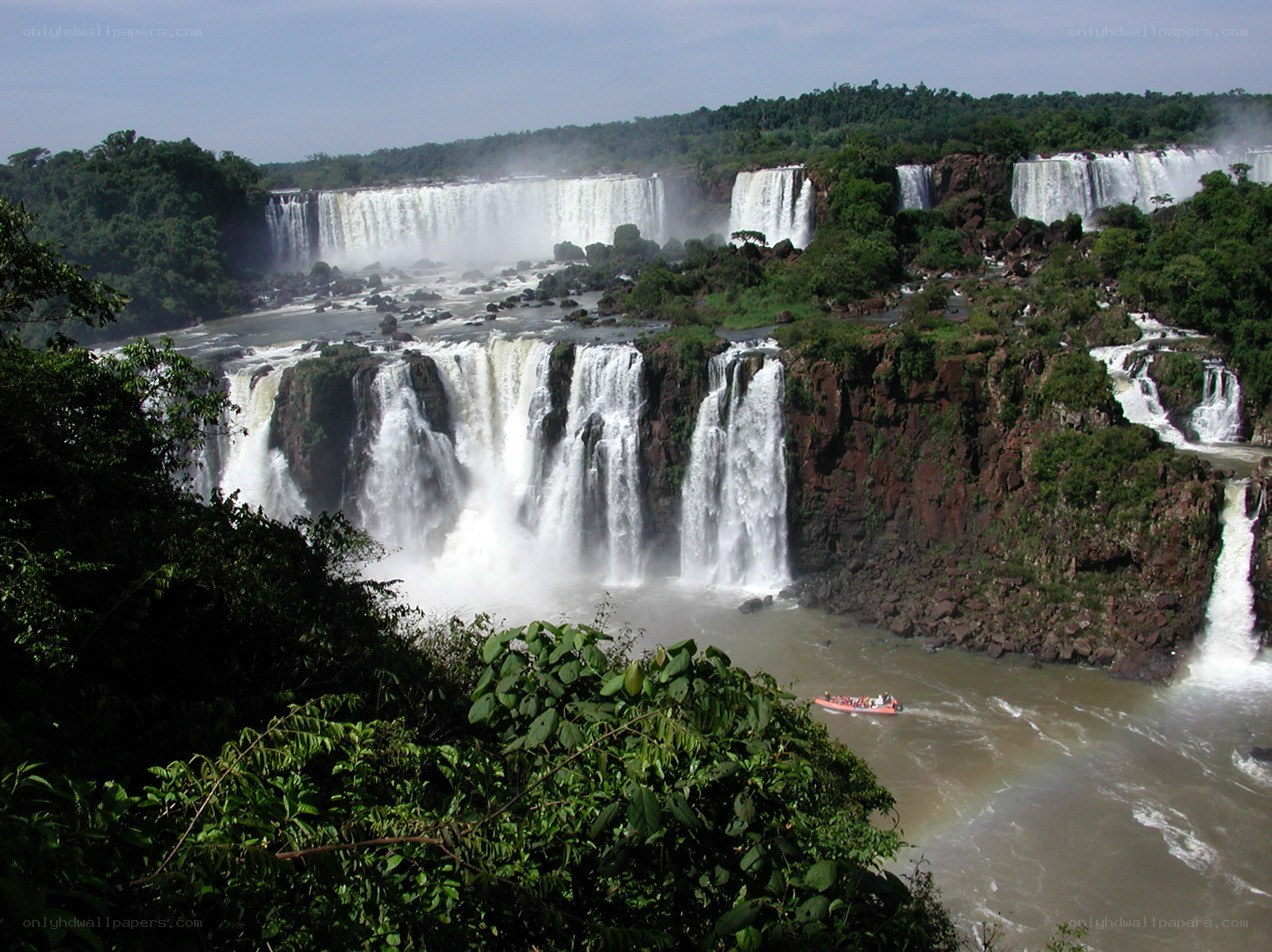 Iguazu Falls scenic view