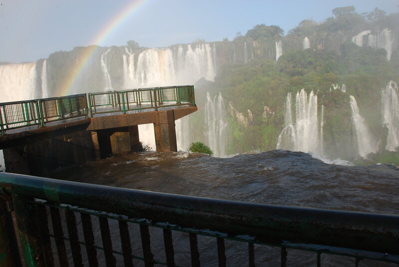 Iguazu Falls Waterfall — Green, Dramatic, Morning