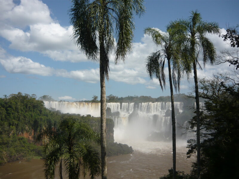 Iguazu Falls Waterfall — Green, Natural